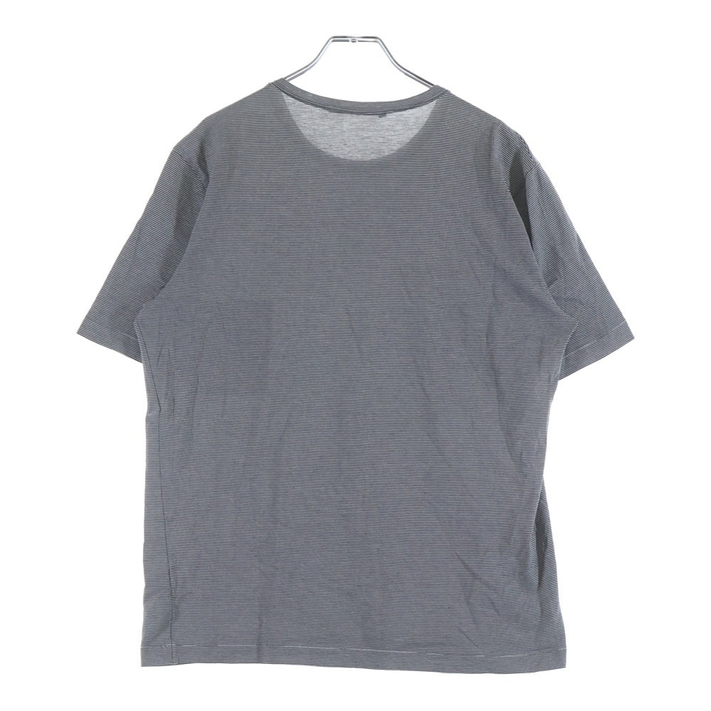 LOUIS VUITTON(ルイヴィトン) ボーダー ポケットロゴ RM091S MOJR62JDS クルーネックTシャツ ネイビー