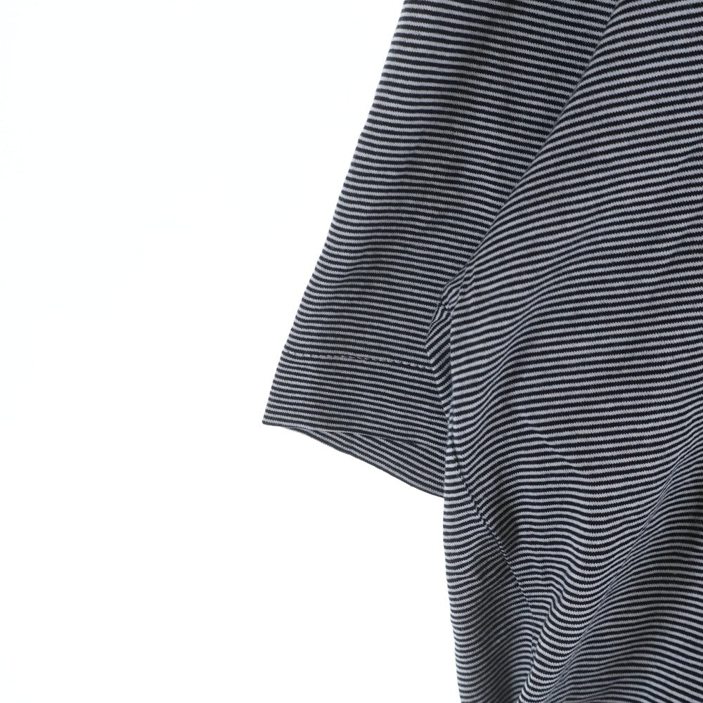 LOUIS VUITTON(ルイヴィトン) ボーダー ポケットロゴ RM091S MOJR62JDS クルーネックTシャツ ネイビー