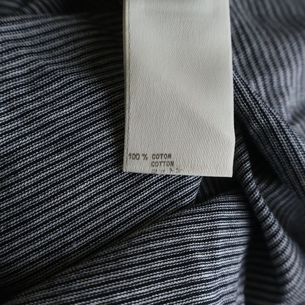LOUIS VUITTON(ルイヴィトン) ボーダー ポケットロゴ RM091S MOJR62JDS クルーネックTシャツ ネイビー