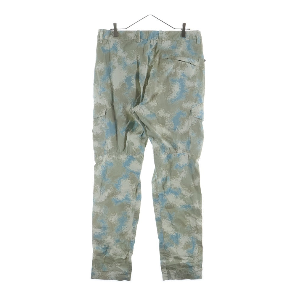 STONE ISLAND(ストーンアイランド) CAMO DEVORE CARGO PANT 7213323EE ストレートパンツ グリーン