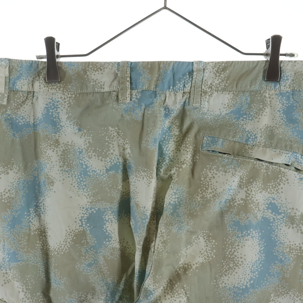 STONE ISLAND(ストーンアイランド) CAMO DEVORE CARGO PANT 7213323EE ストレートパンツ グリーン