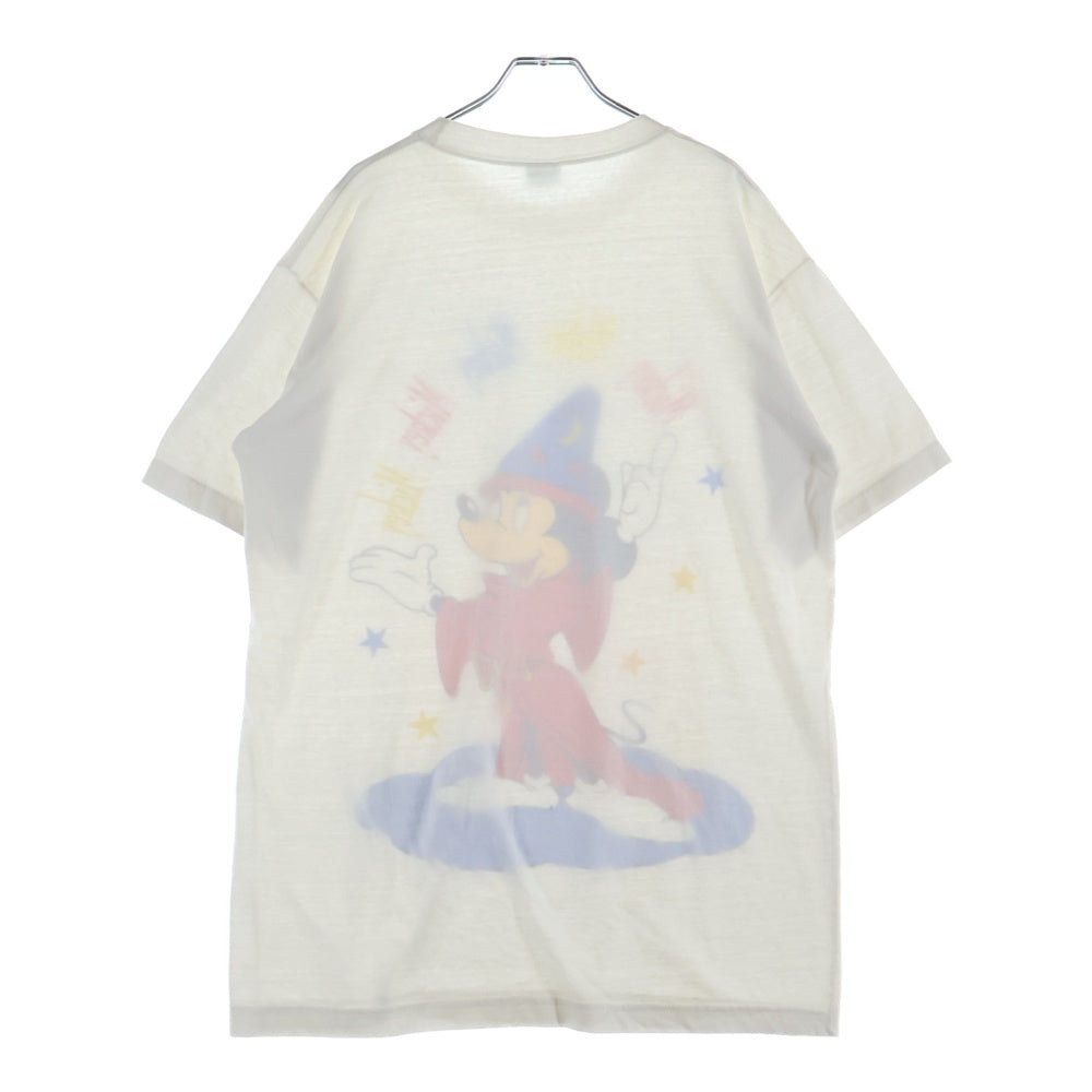 VINTAGE(ヴィンテージ) 90s-00s ファンタジア ディズニー ミッキー MICKEY クルーネックTシャツ ホワイト