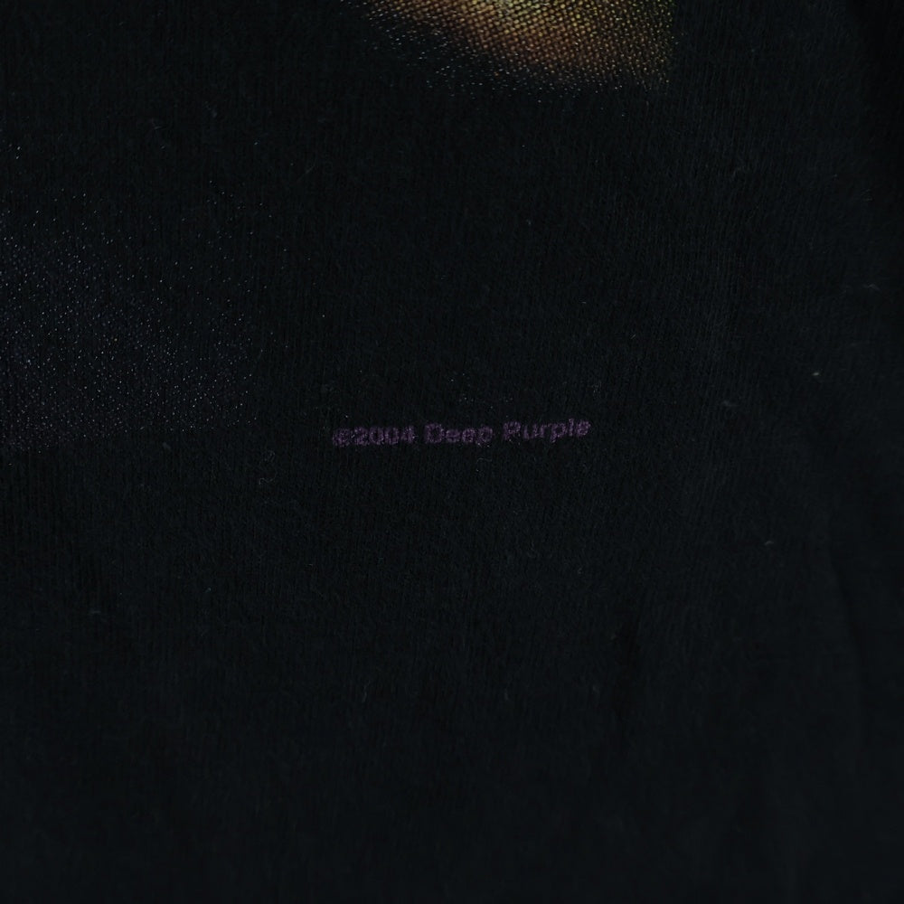 VINTAGE(ヴィンテージ) 00s DEEP PURPLE ディープパープル クルーネックTシャツ ブラック