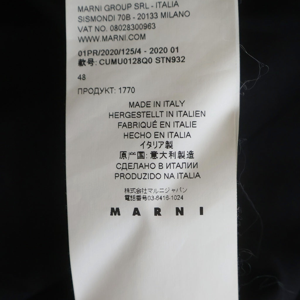 MARNI(マルニ) 20AW バイカラー長袖ボタンシャツ CUMU00128Q0 イエロー/ブラック
