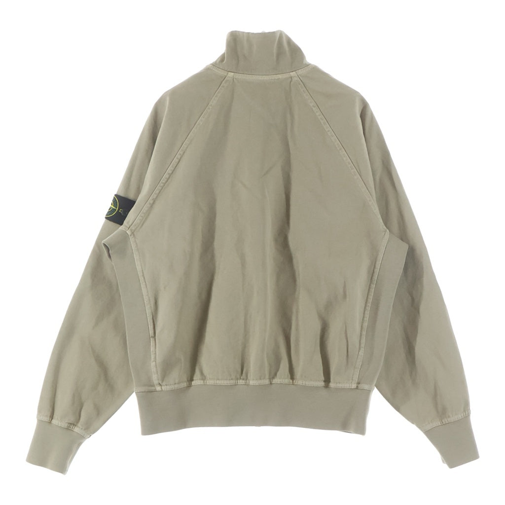 STONE ISLAND(ストーンアイランド) 25AW ZIP UP CARDIGAN ジップアップカーディガン ブルゾンジャケット 袖ロゴワッペン ベージュ K2S156100056S0184