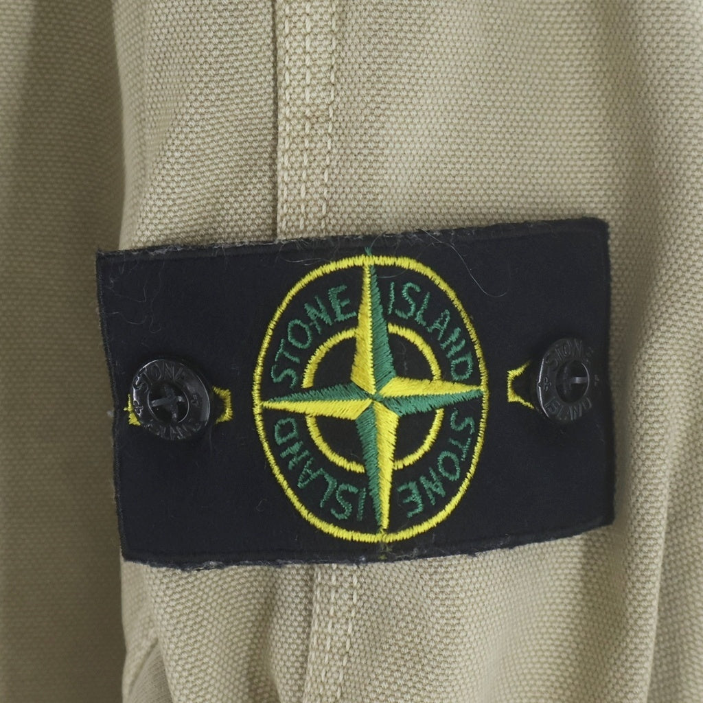 STONE ISLAND(ストーンアイランド) 25AW ZIP UP CARDIGAN ジップアップカーディガン ブルゾンジャケット 袖ロゴワッペン ベージュ K2S156100056S0184