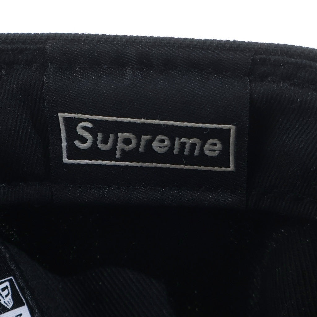 SUPREME(シュプリーム) 24SS ×New Era Gold Cross S Logo ゴールドクロス エスロゴ キャップ ブラック
