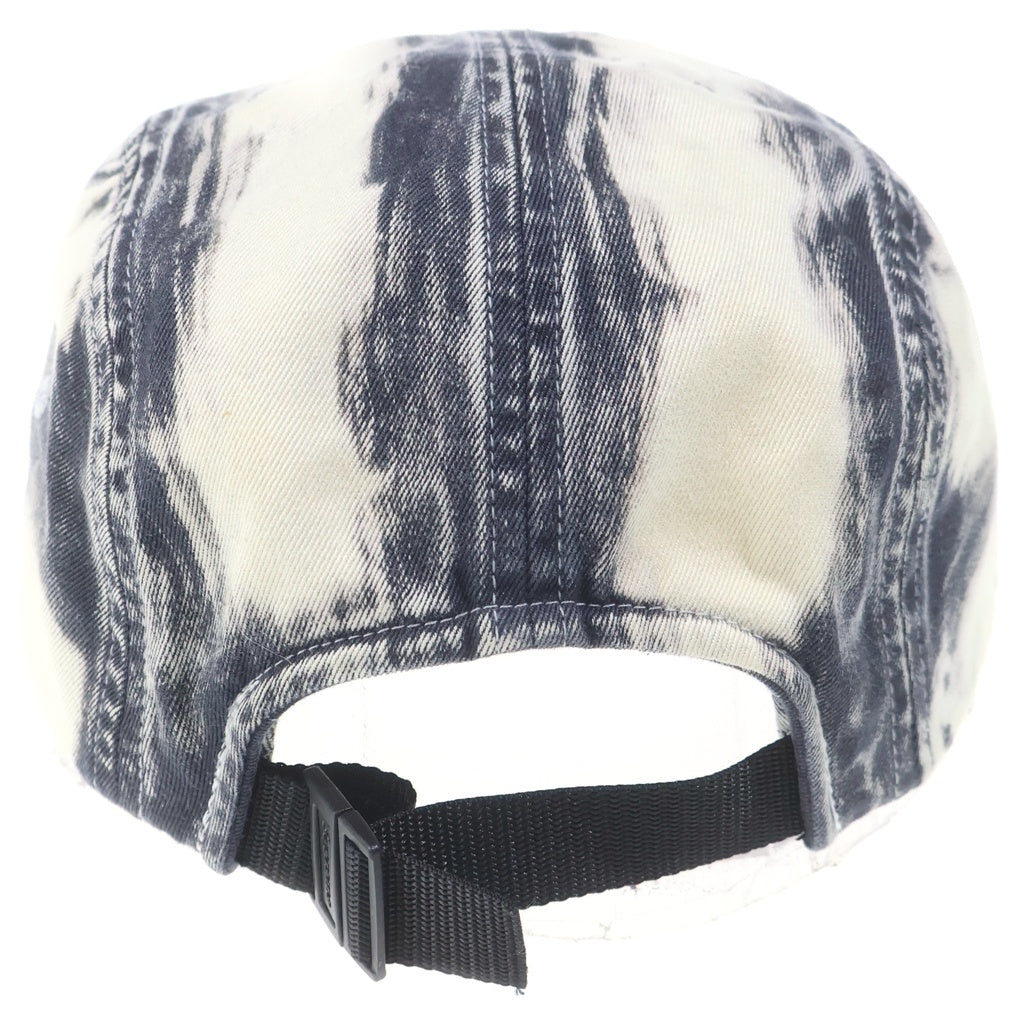 SUPREME(シュプリーム) 24SS Bleached Chino Camp Cap Black ブリーチ チノキャンプ キャップ ホワイト/ブラック