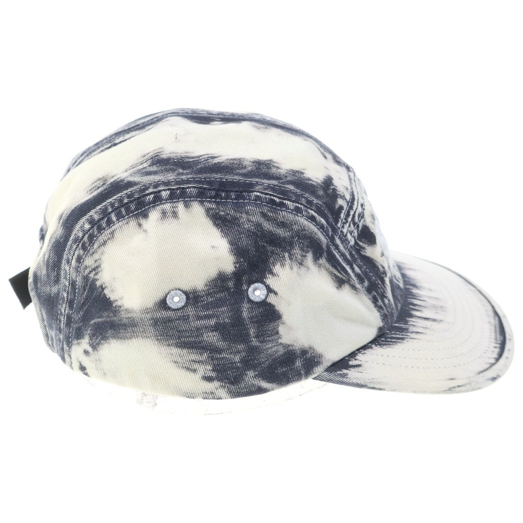 SUPREME(シュプリーム) 24SS Bleached Chino Camp Cap Black ブリーチ チノキャンプ キャップ ホワイト/ブラック