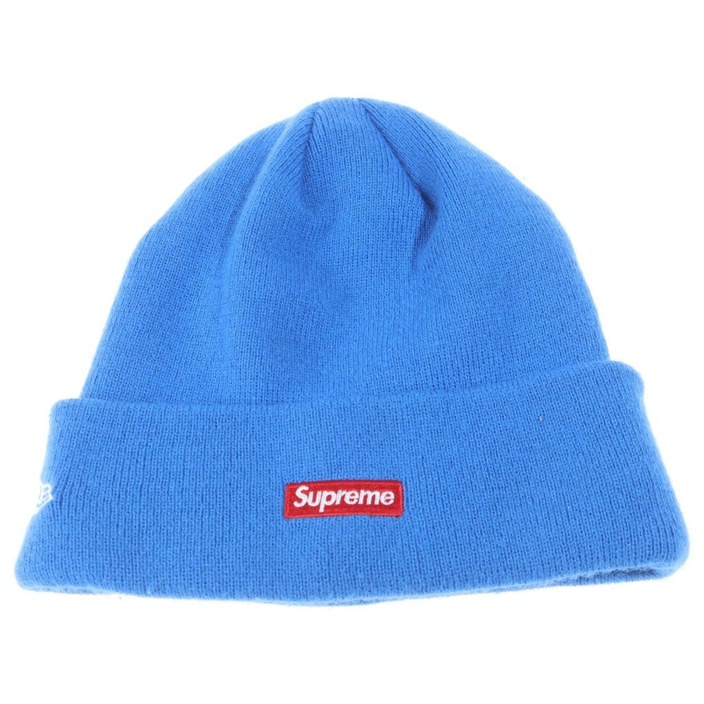 SUPREME(シュプリーム) 24AW ×New Era Box Logo Beanie ボックス ロゴビーニー ブルー