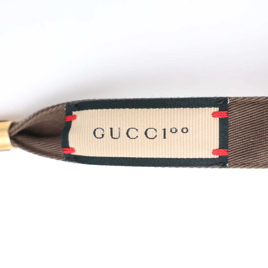 GUCCI(グッチ) 100周年記念モデル リバーシブル バケットハット 679993 ブラウン