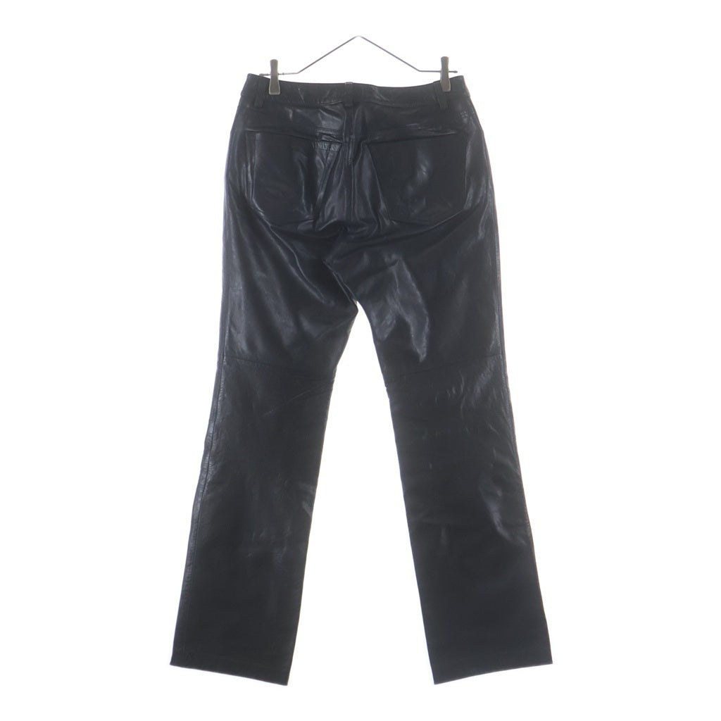 GAP(ギャップ) 00s 00AW BOOT CUT オールドギャップ フレア レザーパンツ ブラック