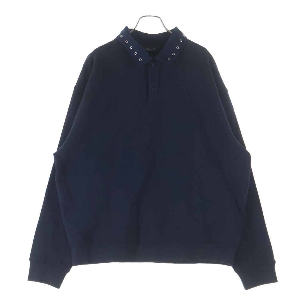 Dime(ダイム) Wave Rugby Sweater ウェイブラグビーセーター ラガーシャツ ネイビー