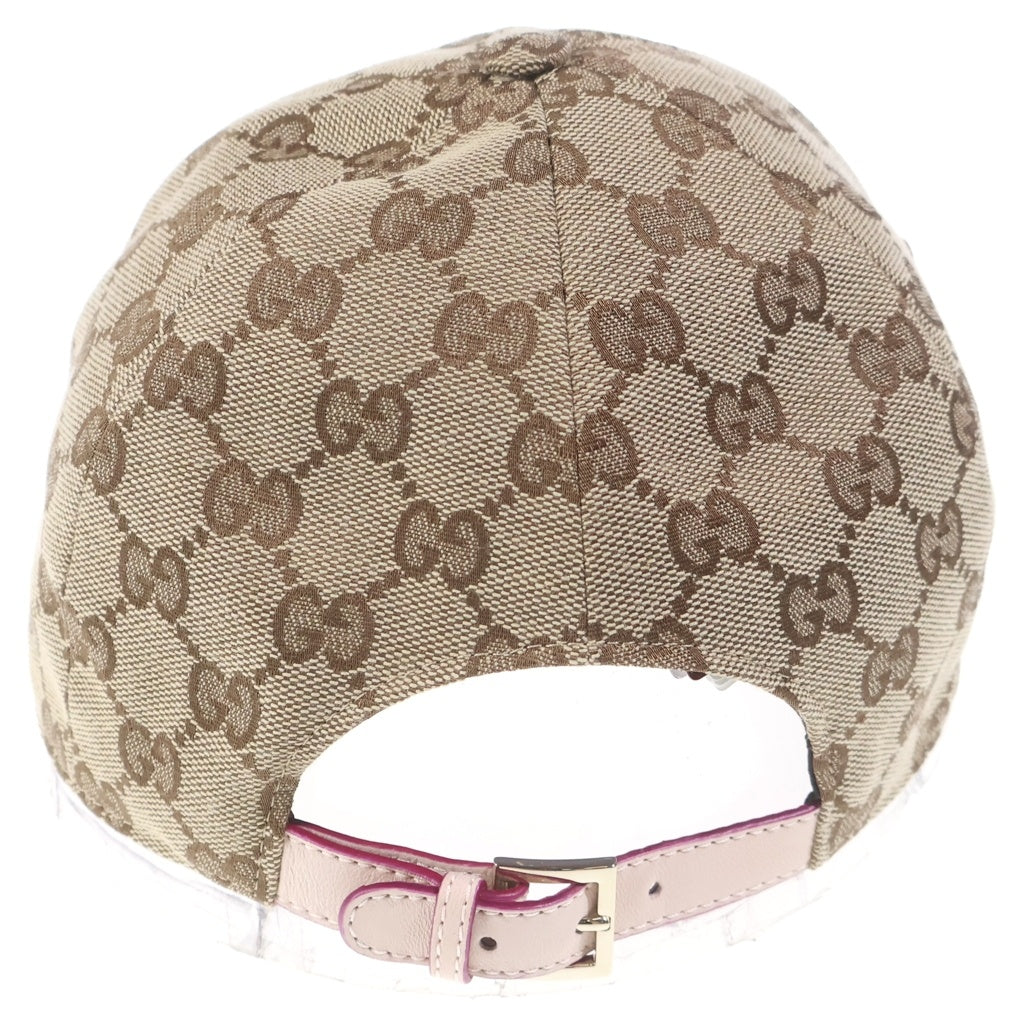 GUCCI(グッチ) ×HIGUCHI YUKO ヒグチユウコ GGキャンバス キャップ ベージュ