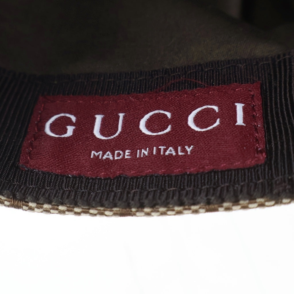 GUCCI(グッチ) ×HIGUCHI YUKO ヒグチユウコ GGキャンバス キャップ ベージュ