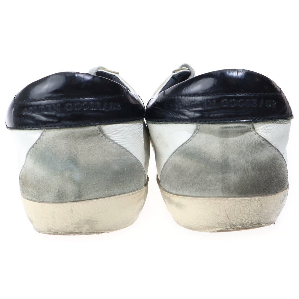 GOLDEN GOOSE DELUXE BRAND(ゴールデングースデラックスブランド) スーパースター ロートップスニーカー ダメージ加工 ローカットシューズ ホワイト