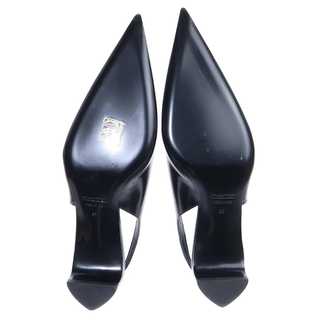 JIL SANDER(ジルサンダー) スタッズ ローヒール パンプス ブラック レディース