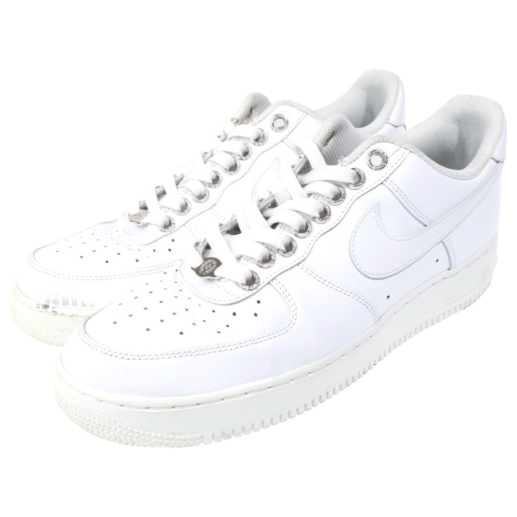 CHROME HEARTS(クロムハーツ) ×NIKE AFI エアフォース1 ローカットスニーカー ホワイト/シルバー US12.5/30.5cm CW2288-111