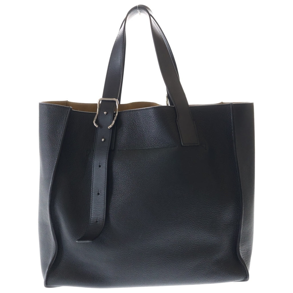 本物 ロエベ トートバッグ メンズ アナグラム 200個限定 グレー 黒 マーク LOEWE(ロエベ) 型押しアナグラムロゴ バックルレザートートバッグ