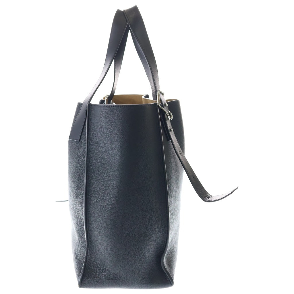 LOEWE(ロエベ) 型押しアナグラムロゴ バックルレザートートバッグ