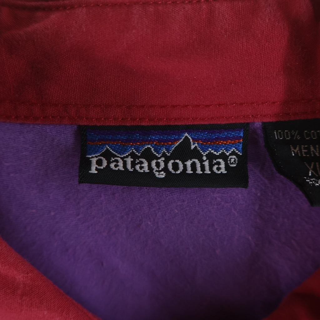PATAGONIA(パタゴニア) 01AW Fine Point Shirt ファインポイントシャツ 52211 レッド