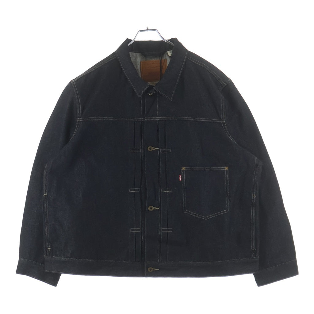 Levi's(リーバイス) PREMIUM BLACK TYPE I TRUCKER JACKET 月桂樹 4つボタン シンチ Tバック Gジャン ブラック