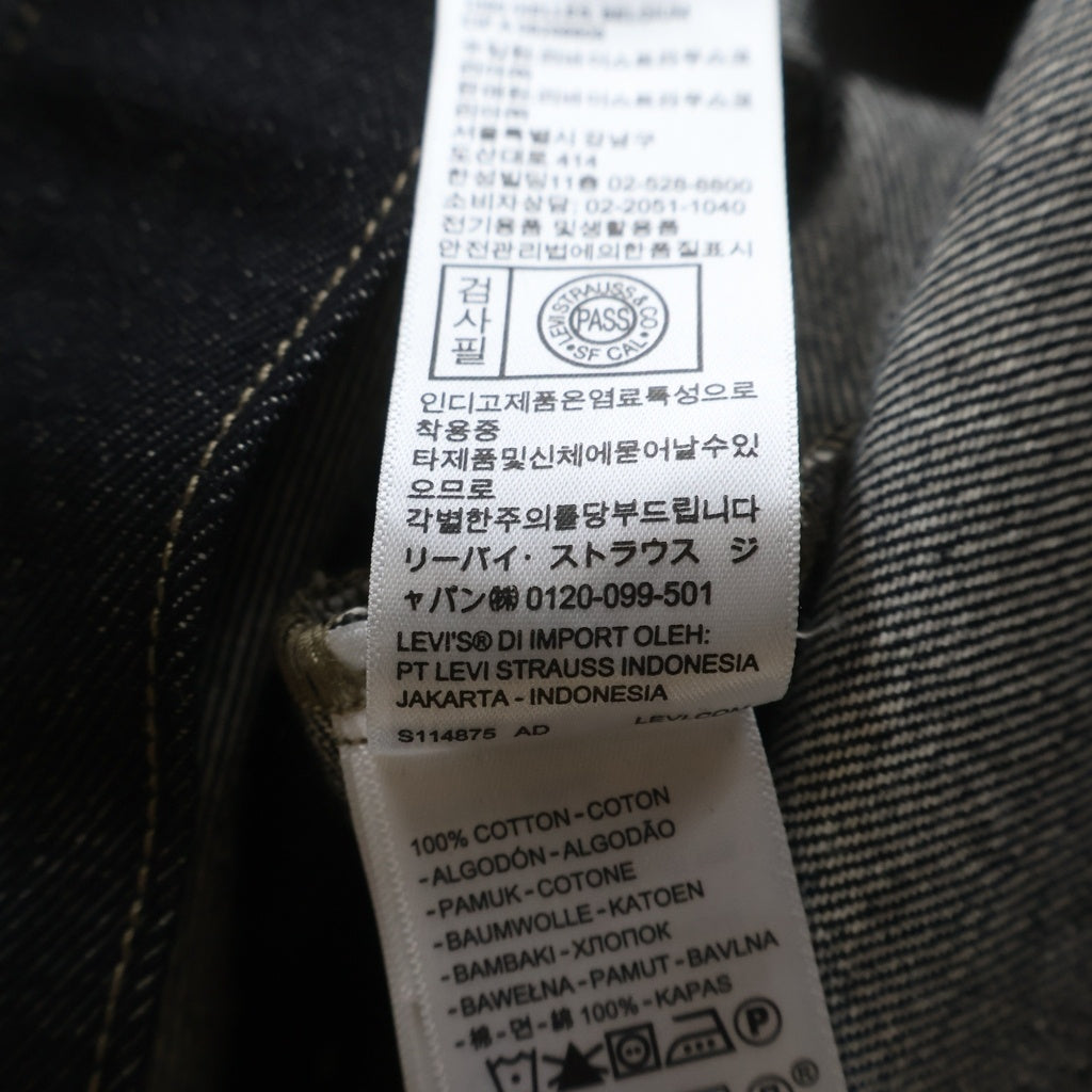 Levi's(リーバイス) PREMIUM BLACK TYPE I TRUCKER JACKET 月桂樹 4つボタン シンチ Tバック Gジャン ブラック