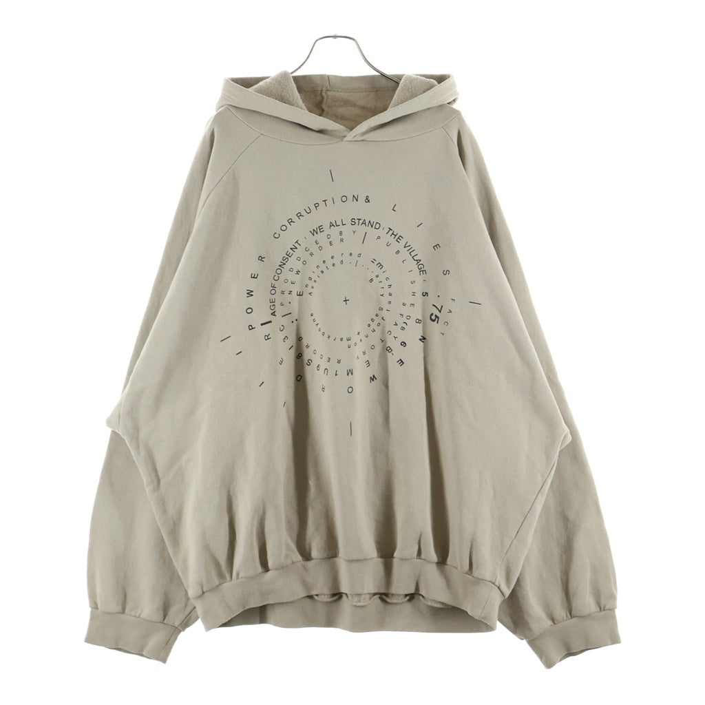 RAF SIMONS(ラフシモンズ) 03-04AW closer期 クローザー期 HOODIE フーディー パーカー ベージュ