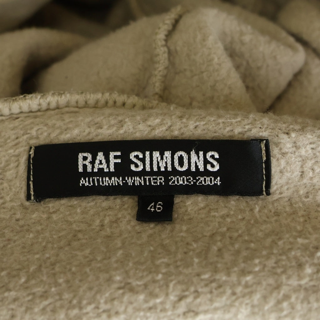 RAF SIMONS(ラフシモンズ) 03-04AW closer期 クローザー期 HOODIE フーディー パーカー ベージュ