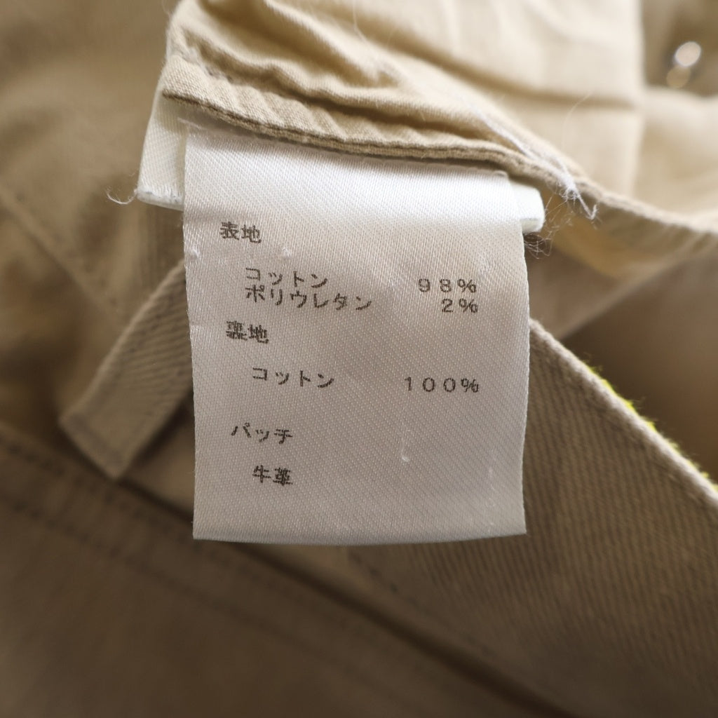 LOUIS VUITTON(ルイヴィトン) LVモノグラム パッチ デニム パンツ ベージュ HGD70WGUS