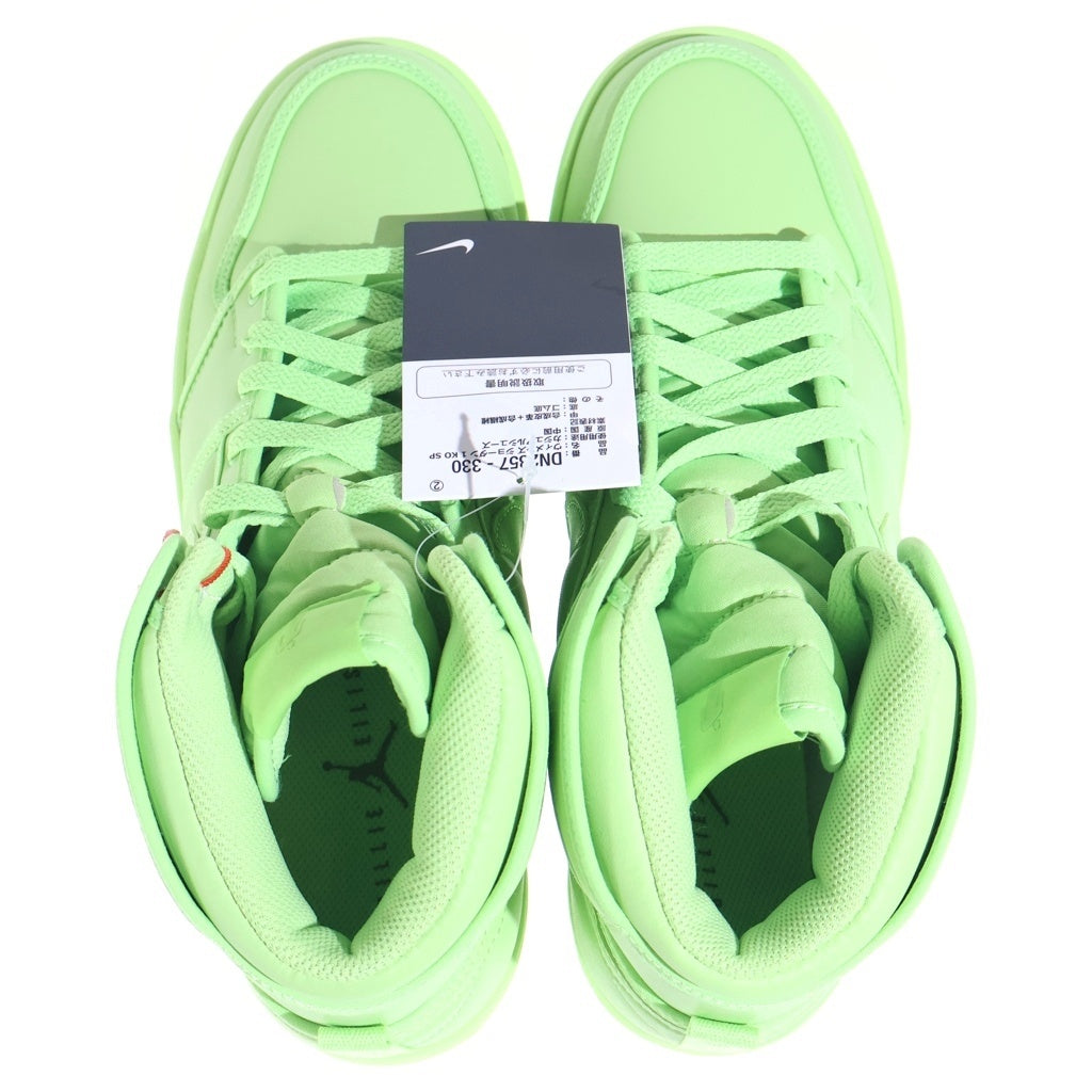 NIKE(ナイキ) ×Billie Eilish Air Jordan 1 High KO Volt ビリーアイリッシュ DN2857-330 27cm/US10 ハイカットスニーカー イエロー