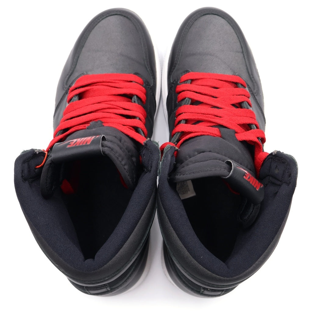 NIKE(ナイキ) AIR JORDAN 1 RETRO HIGH OG BLACK GYM RED 555088-060 エアジョーダン1 レトロ ハイカットスニーカー US10/28.0cm ブラック