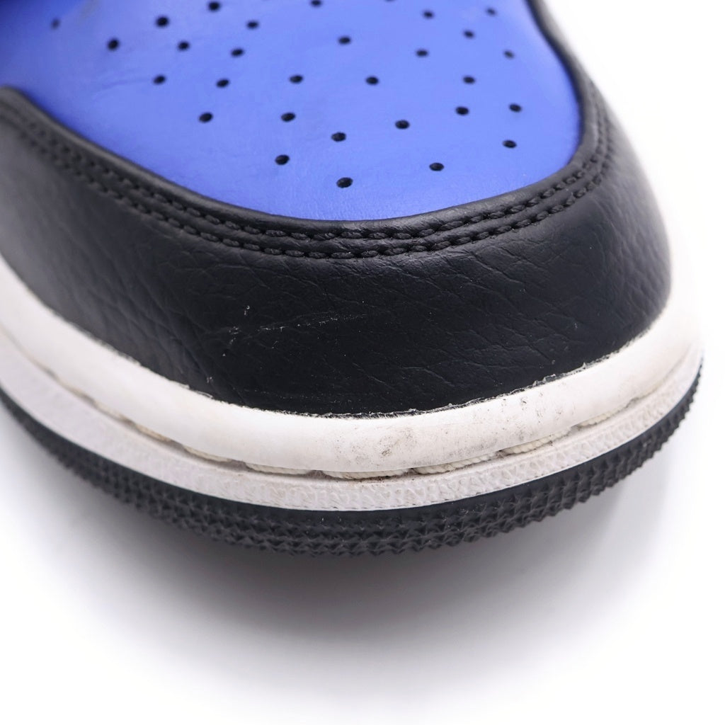NIKE(ナイキ) AIR JORDAN 1 MID HYPER ROYAL エアジョーダン1 ハイパーロイヤル ローカットスニーカー ブラック/ブルー US8.5/26.5cm 554724-077