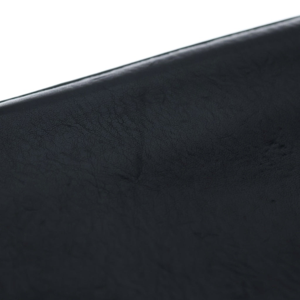 CHROME HEARTS(クロムハーツ) REC F ZIP PLANE プレーン ラウンドジップレザーウォレット 財布 ブラック BCA370