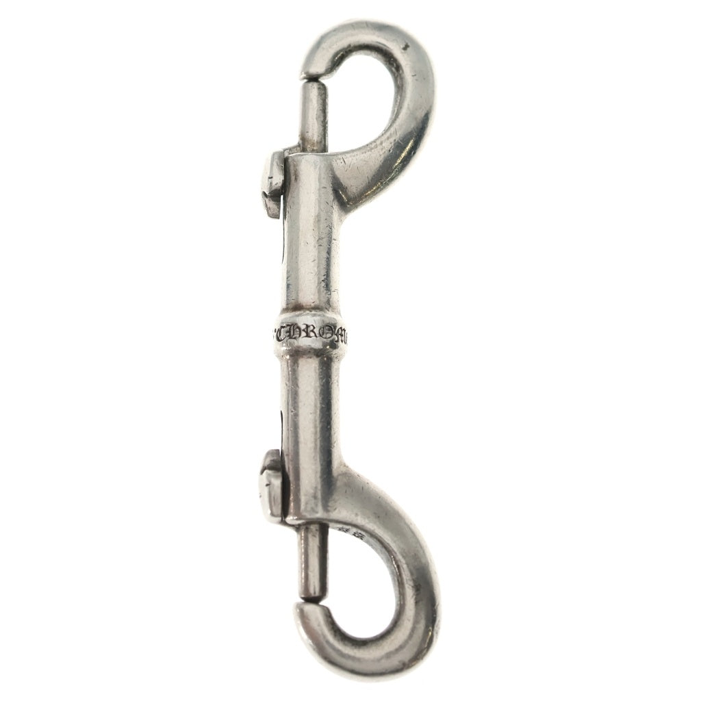 CHROME HEARTS(クロムハーツ) DOUBLE CLIP KEY CHAINダブルクリップ キーチェンウォレットチェーン シルバー