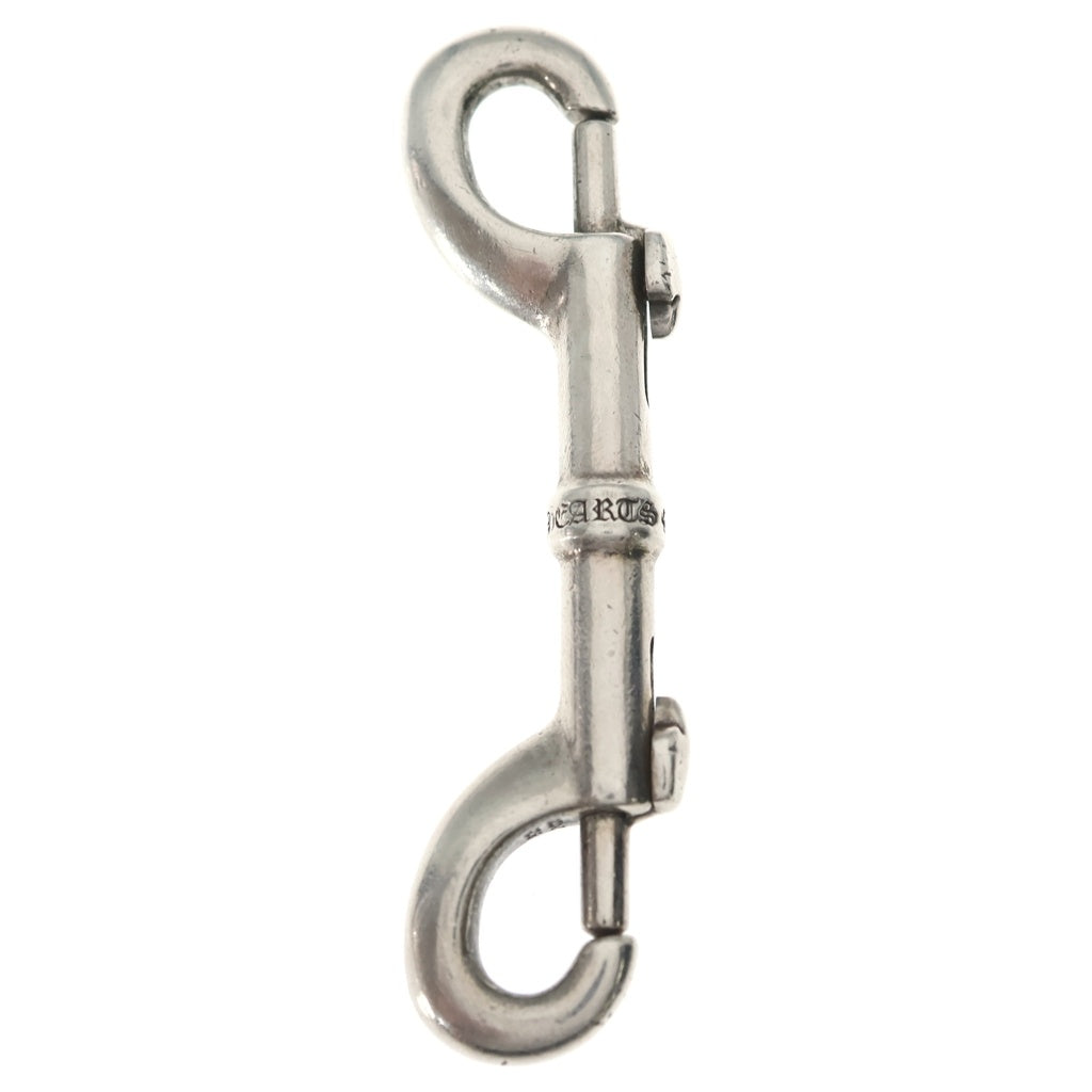 CHROME HEARTS(クロムハーツ) DOUBLE CLIP KEY CHAINダブルクリップ キーチェンウォレットチェーン シルバー