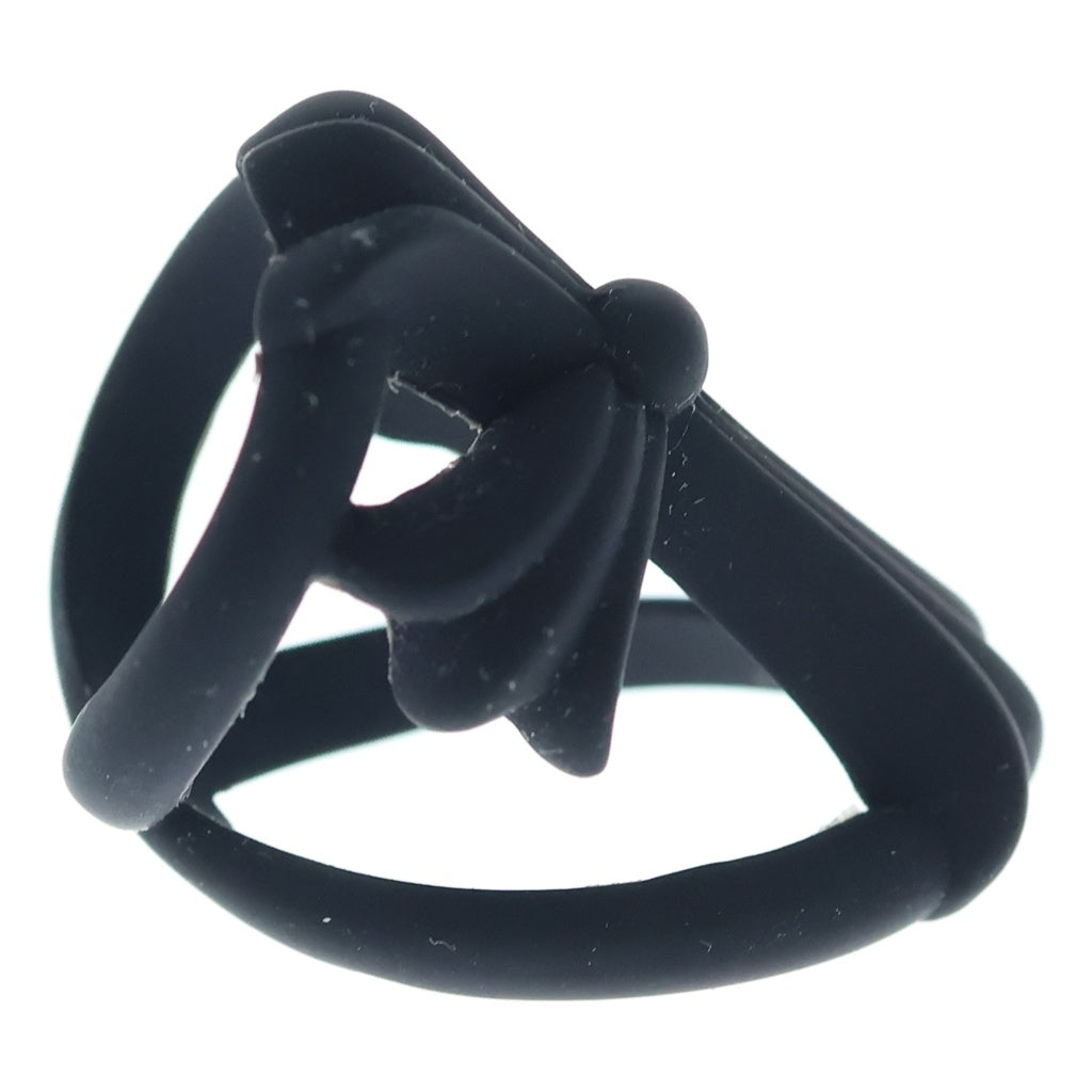 CHROME HEARTS(クロムハーツ) INFINITY CH CRS PLSTC インフィニティ CHクロス ラバーリング ブラック レディース