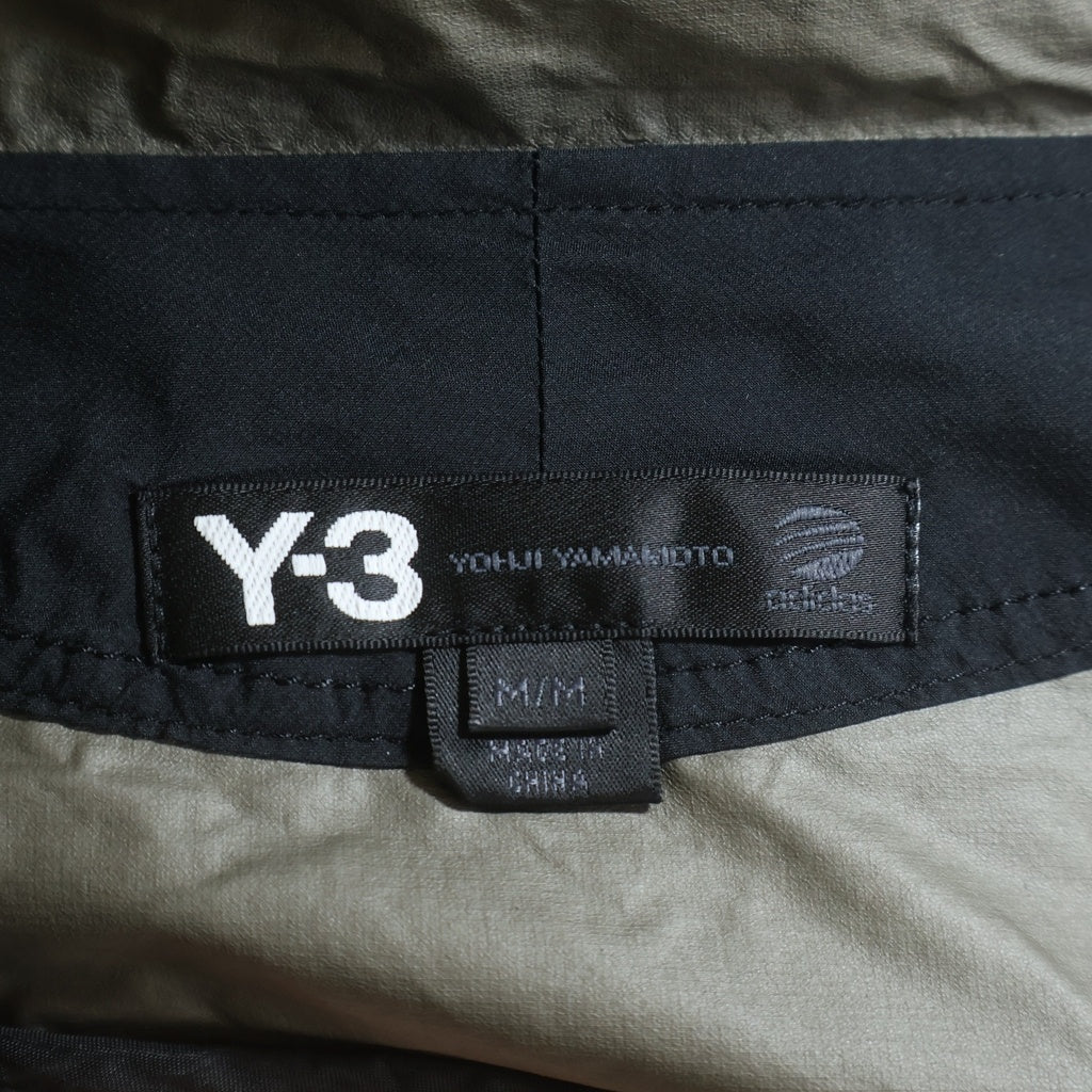 Y-3(ワイスリー) 13SS BIAS ZIP JACKET バイアスジップジャケット 変形ジップ F47225 ナイロンジャケット ブラック
