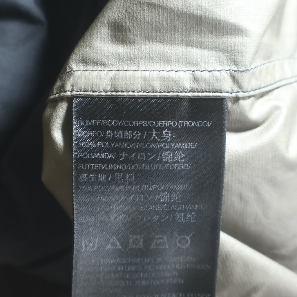 Y-3(ワイスリー) 13SS BIAS ZIP JACKET バイアスジップジャケット 変形ジップ F47225 ナイロンジャケット ブラック