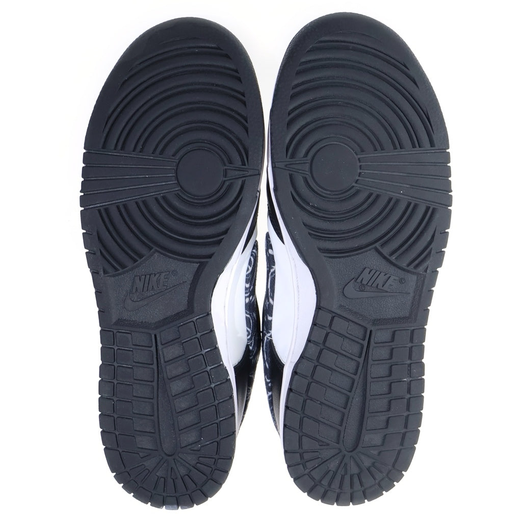 NIKE(ナイキ) WMNS DUNK LOW BLACK PAISLEY ウィメンズ ダンク ロー ブラックペイズリー ローカットスニーカー ブラック/ホワイト US9/26cm DH4401-100