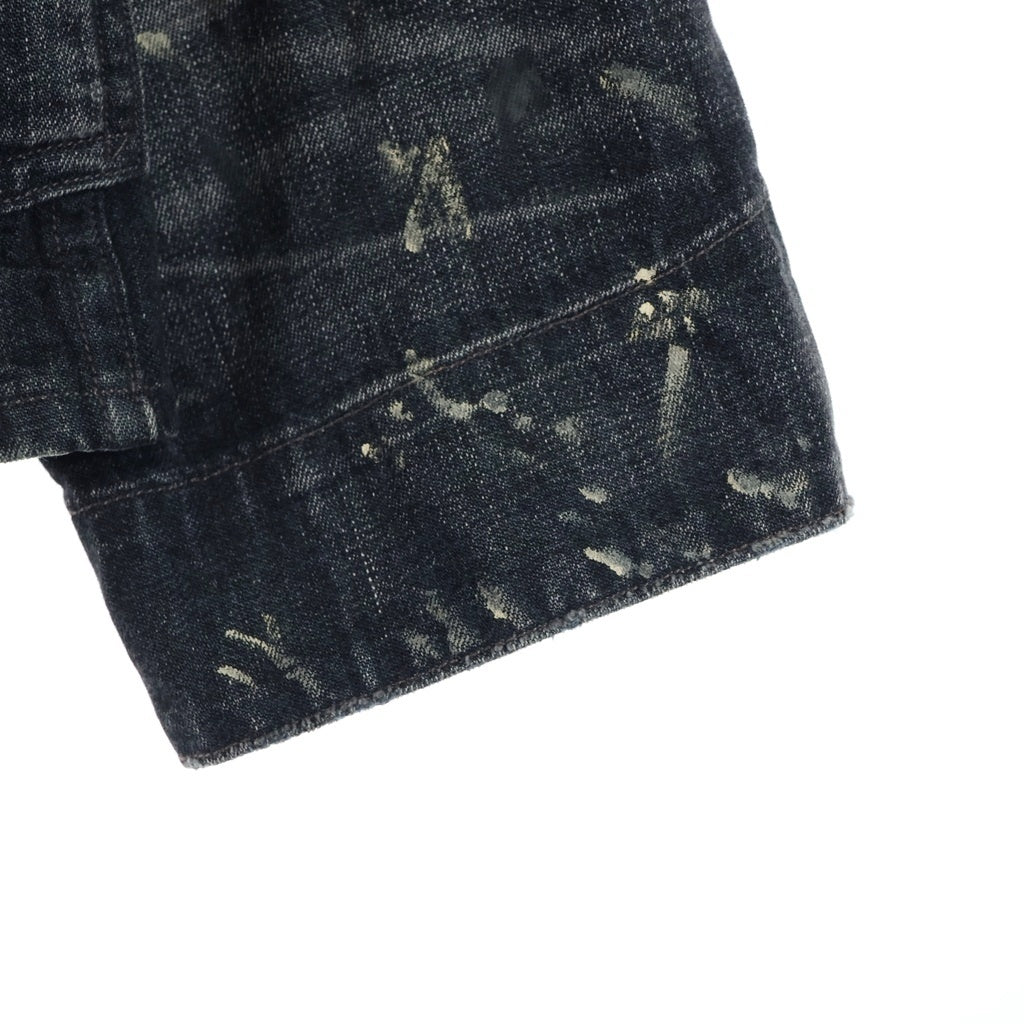 RRL(ダブルアールエル) LIMITED EDITION 200着限定 CHORE JACKET ペンキ加工 カバーオール ブラック