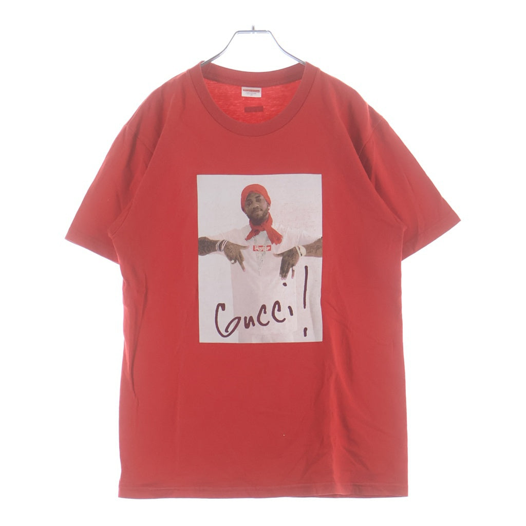 SUPREME(シュプリーム) 16AW Gucci Mane Tee グッチ メイン クルーネック カットソー 半袖Tシャツ レッド