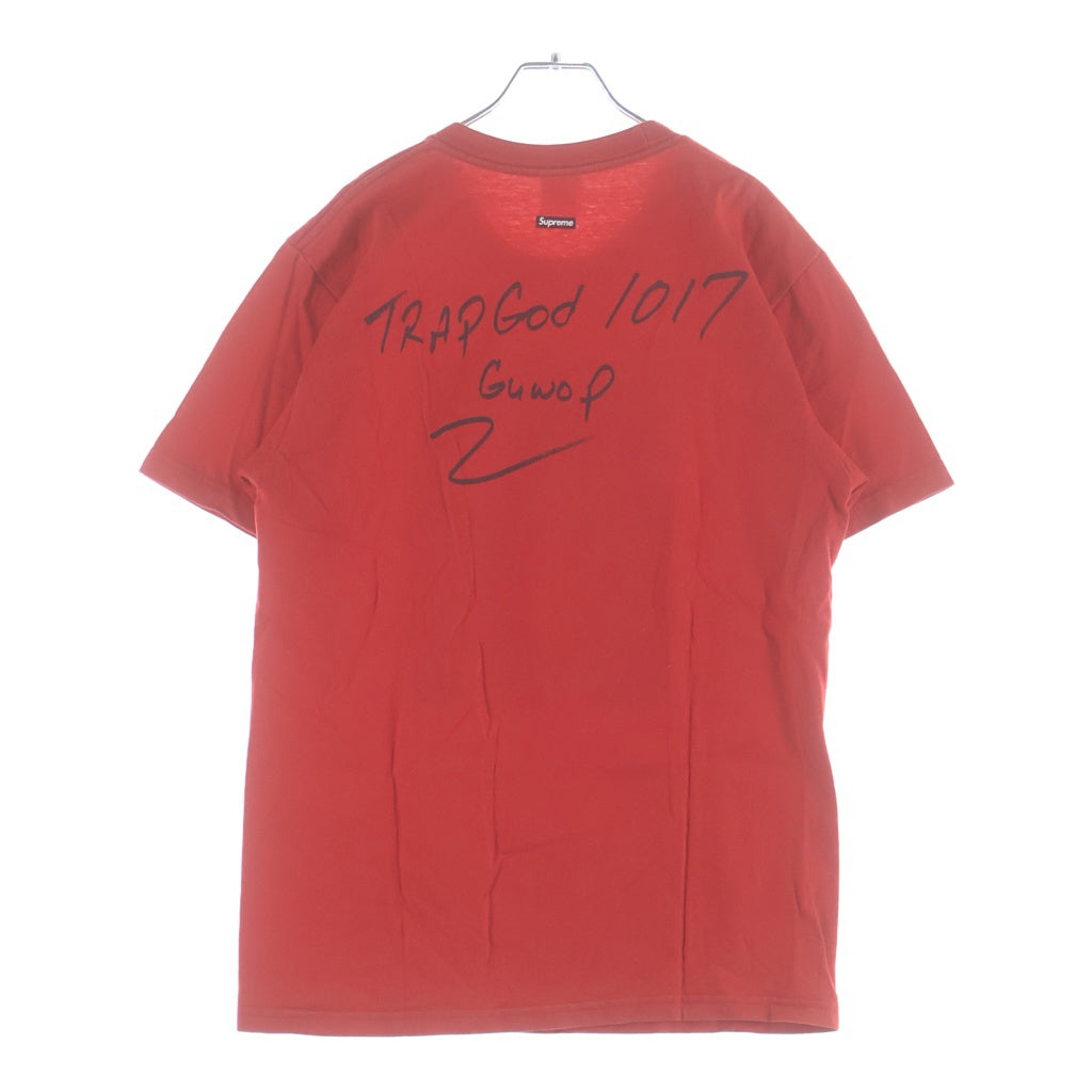 SUPREME(シュプリーム) 16AW Gucci Mane Tee グッチ メイン クルーネック カットソー 半袖Tシャツ レッド