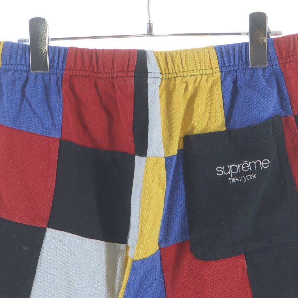 SUPREME(シュプリーム) 18AW Patchwork Pique Short パッチワーク ショートパンツ マルチカラー