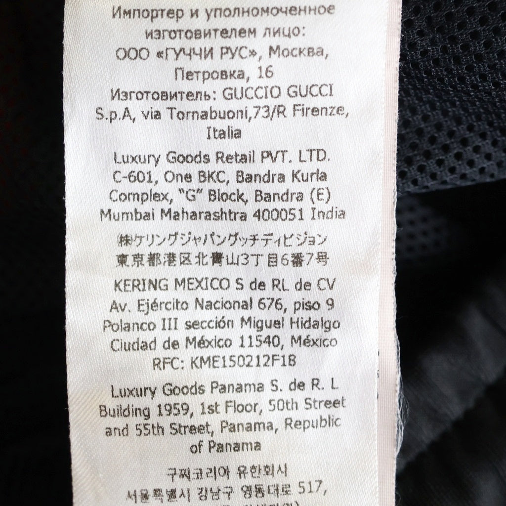 GUCCI(グッチ) Oval Logo Track Pant オーバルロゴ トラックパンツ ブラック 698461 XJEEP