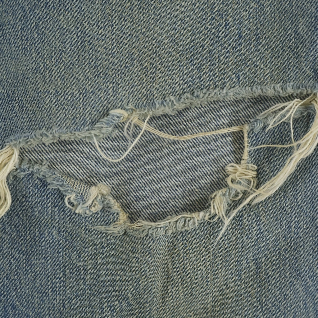 Levi's(リーバイス) 80s 501 ボタン裏524 ボタンフライ ダメージデニムパンツ インディゴ