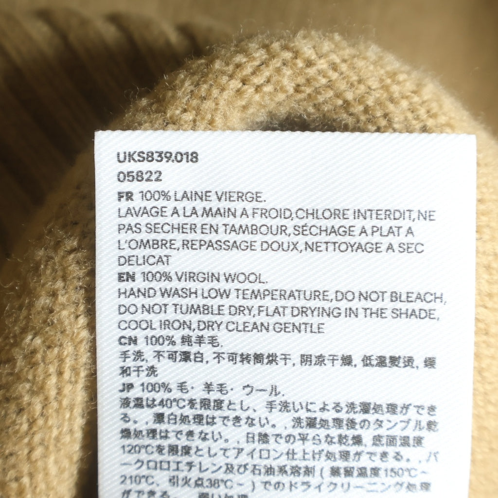 AMI Alexandre Mattiussi(アミアレクサンドルマテュッシ) ハートロゴ タートルネックニットセーター ブラウン UKS839
