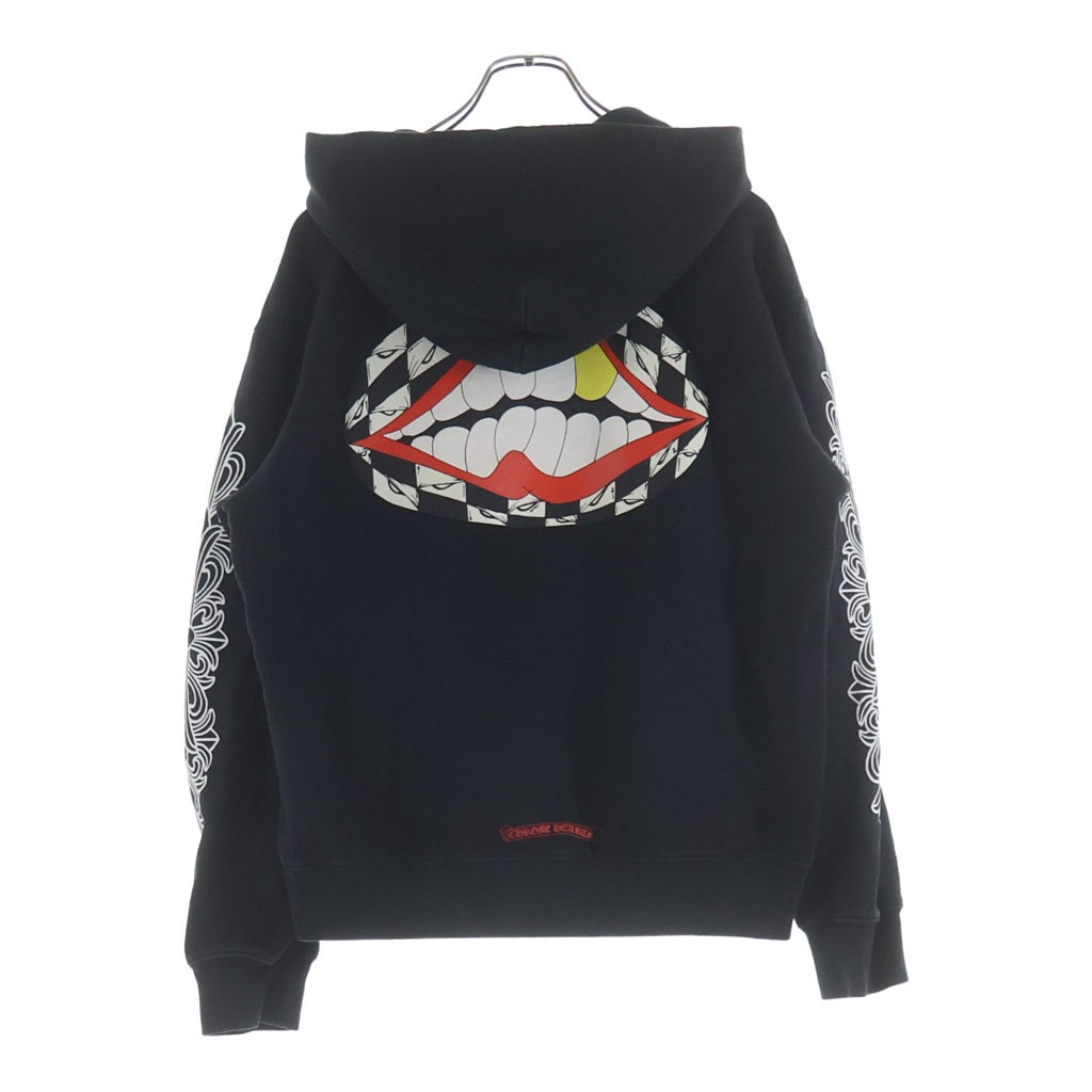 CHROME HEARTS(クロムハーツ) ×MATTY BOY 99 Eyes Chomper SWTSHRT PLVR マッティボーイ 99アイズ 袖フローラル プルオーバーパーカー
