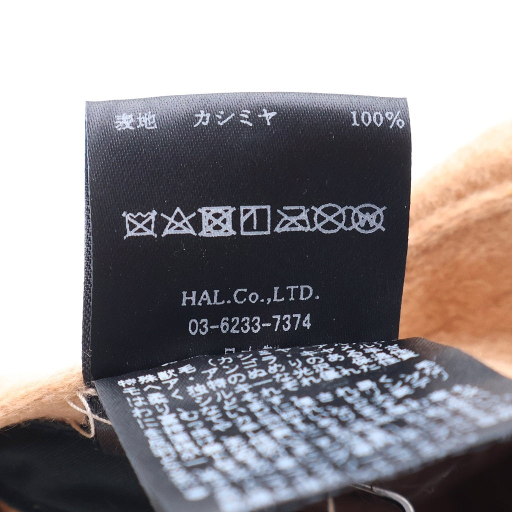 cvtvlist(カタリスト) フロントロゴ刺繍 カシミア 6パネル ベースボールキャップ ベージュ 21FW0502