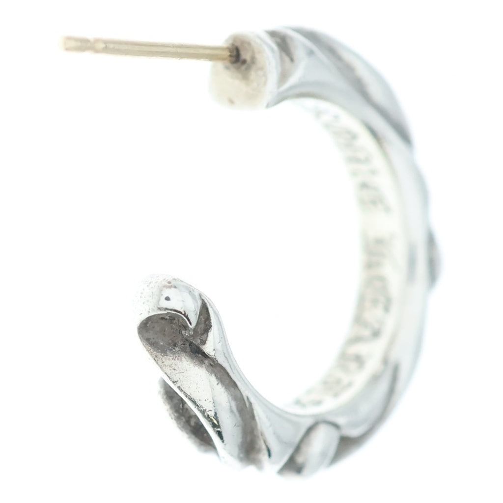 CHROME HEARTS(クロムハーツ) HOOP SCROOL スクロール フープピアス シルバー BCA102
